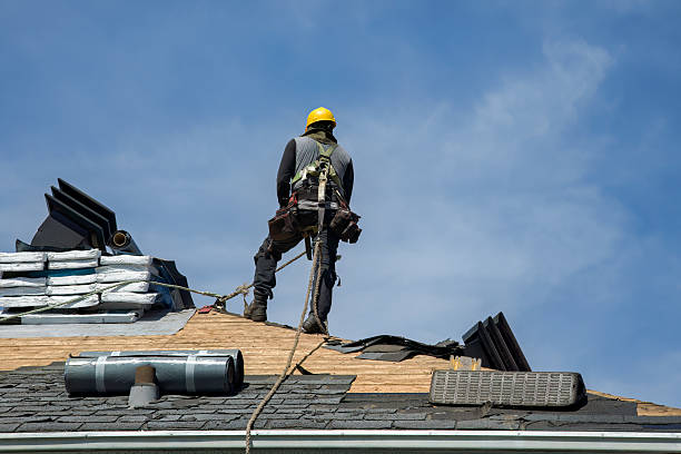 Professional Gutter Installation technician working in Shrewsbury, PA